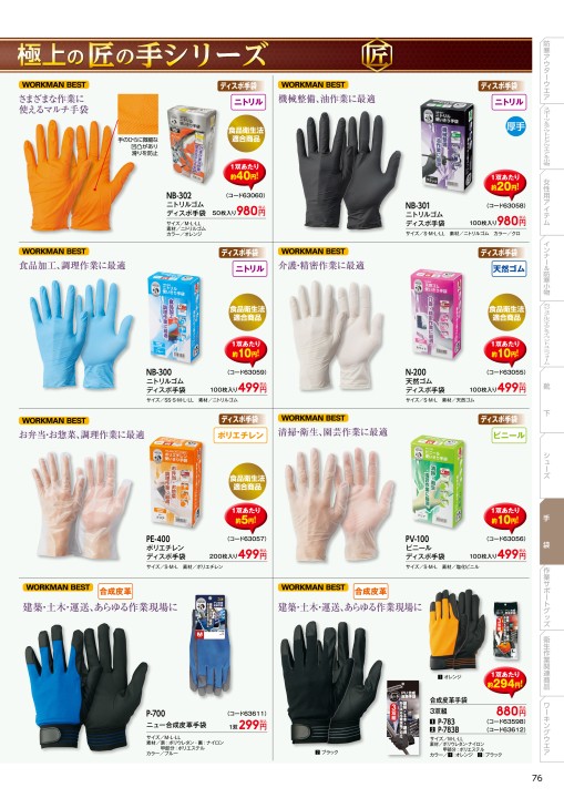 workman ワークマン ニトリル手袋 厚手 メカニックグローブ 油作業 M workman ワークマン ニトリル手袋 厚手 メカニックグローブ 油作業 L