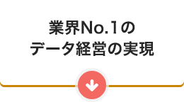 業界No.1のデータ経営の実現