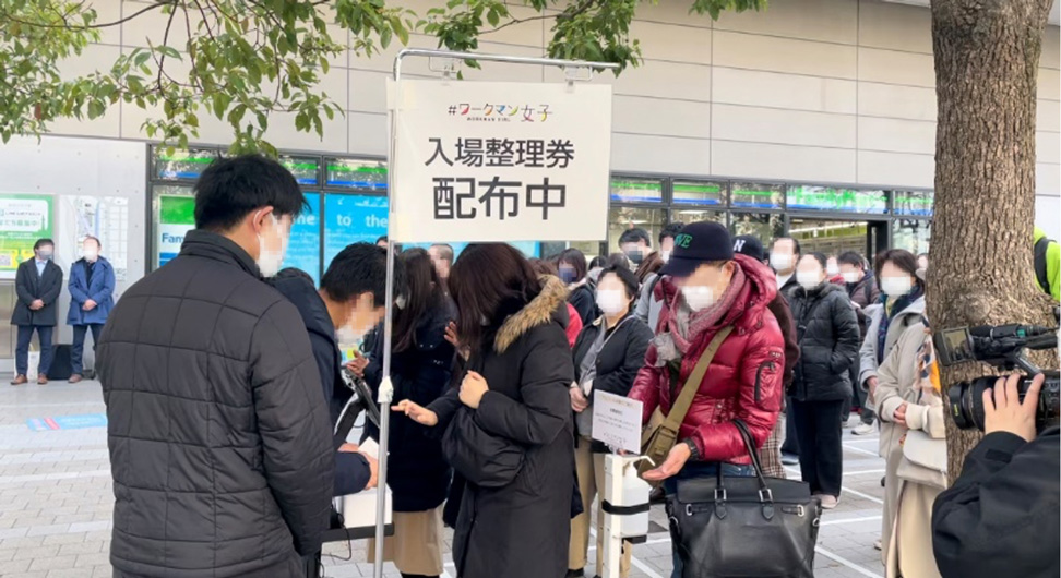 東京ソラマチ店開店時の様子