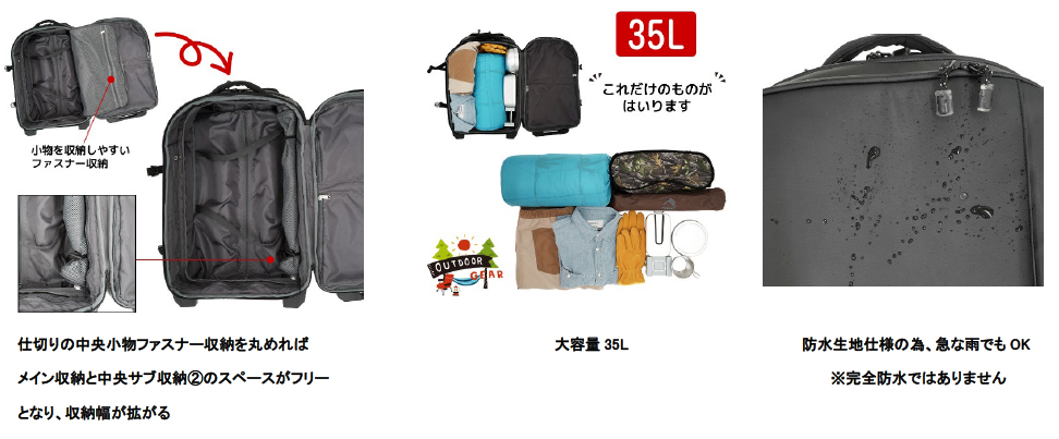 マルチユースキャリーバッグ　35L【ワークマン 】