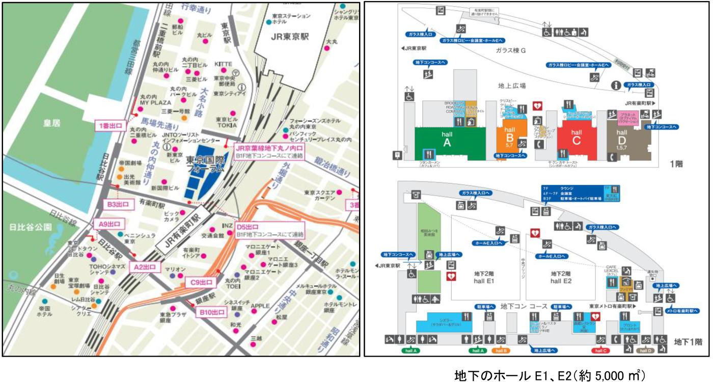 地図フロアマップ