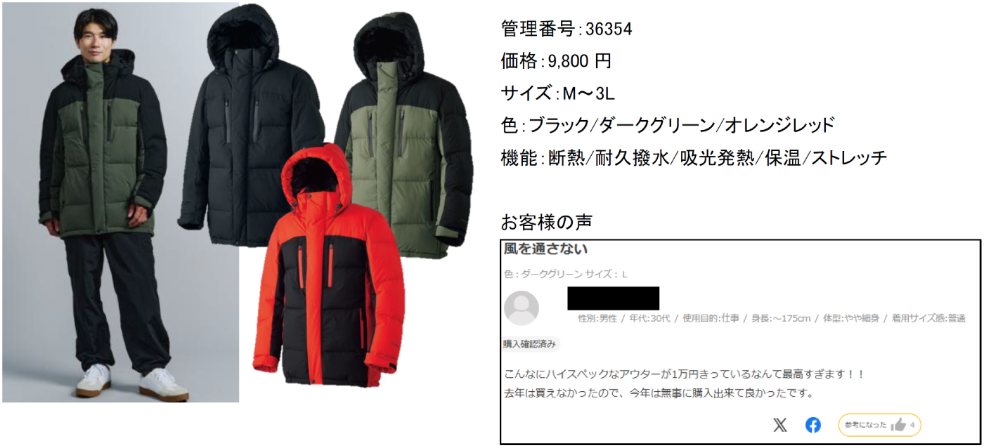 エックスシェルター(R)断熱αプレミアムギガパフダウンコート