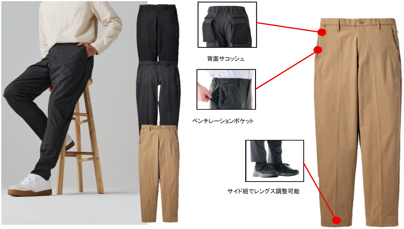 KAITEKI（カイテキ）温度ワークパンツ