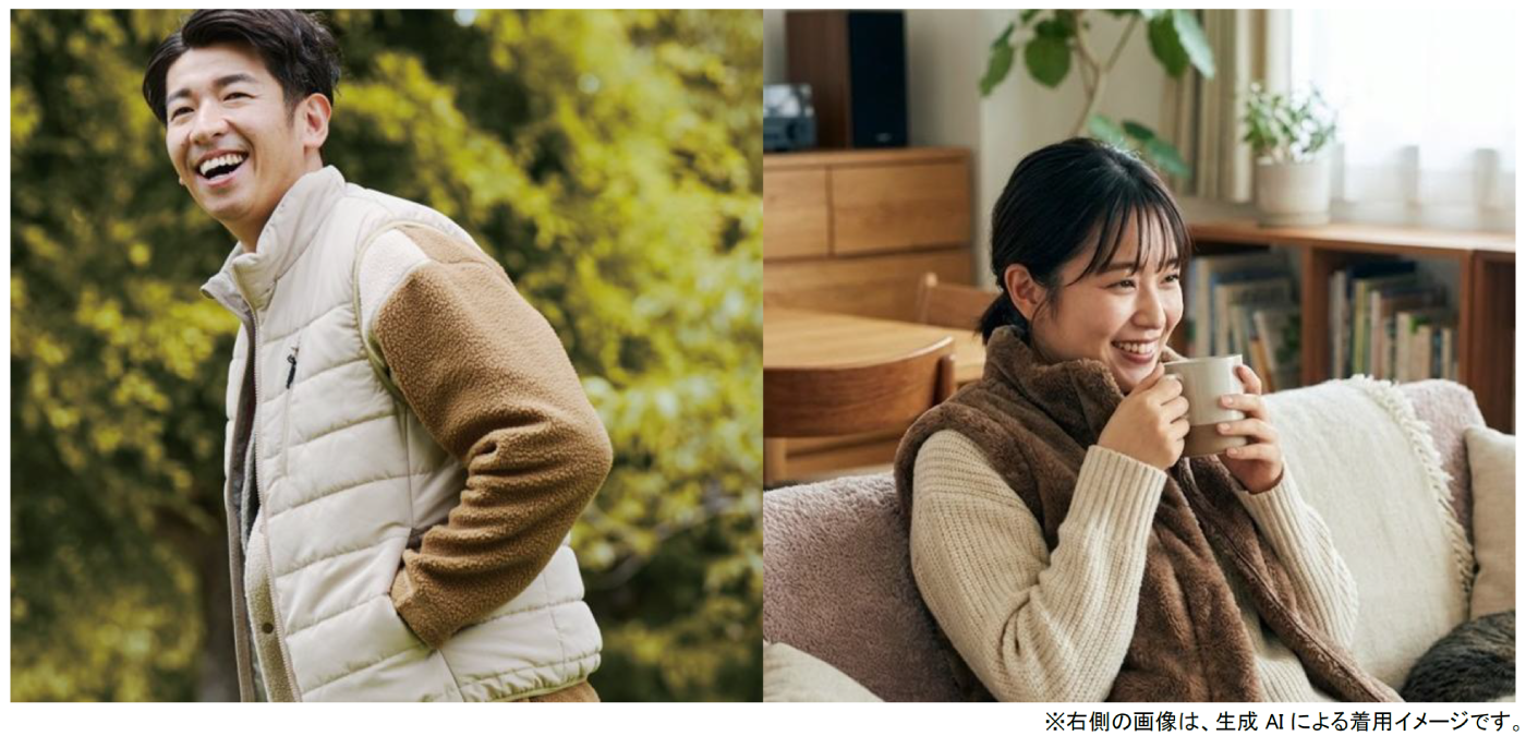 「着るコタツ」ヒーターウエアシリーズ