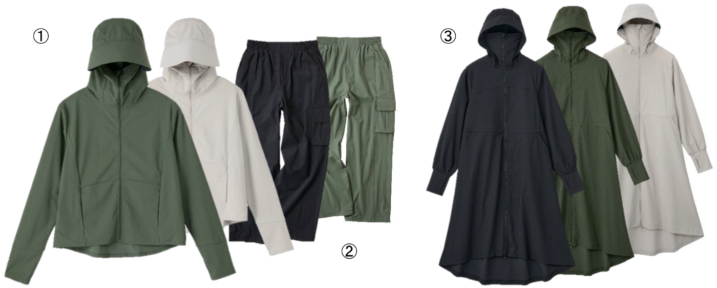 クール撥水UVシリーズ