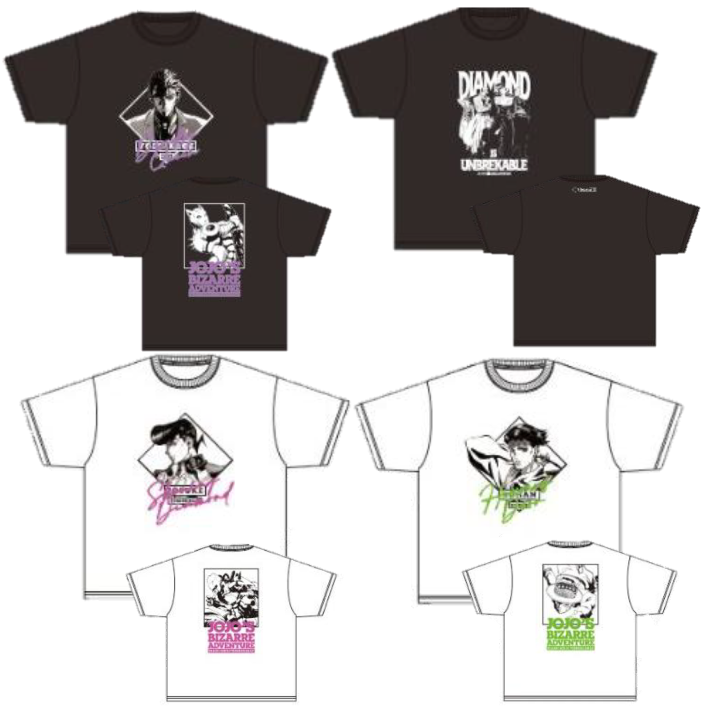 アニメ『ジョジョの奇妙な冒険 ダイヤモンドは砕けない』半袖Tシャツ_22950